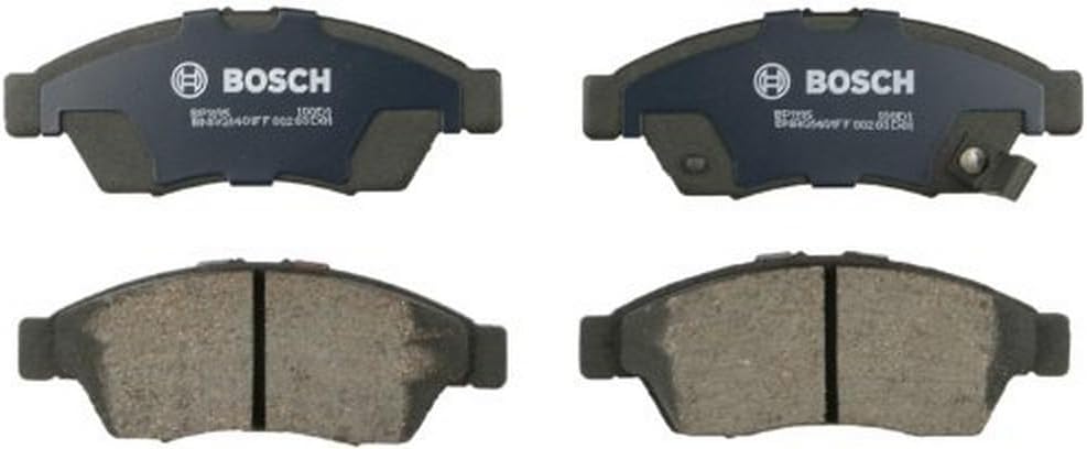 BOSCH BP1195 QuietCast Premium Organic Disc Brake Pad Set - Compatible with Select Suzuki Aerio; FRONT