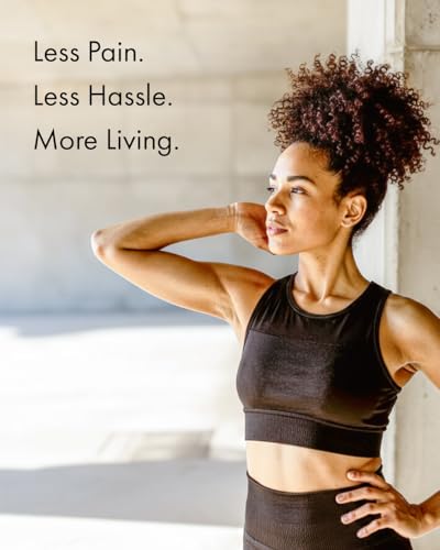 Bunzee Bands Large Adjustable Hair Ties for Thick, Thin, Curly, & Natural Types | No Damage Ponytail Holders for Braids, Locs, Puffs, Buns | Elastic Hairband Accessories for Women | Black (Set of 2)