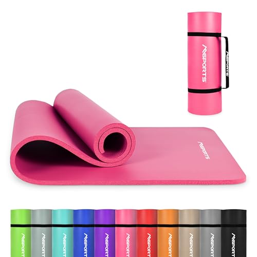 MSPORTS Thick Yoga Mat Premium Non Slip &ndash; Extra Comfortable Exercise Mat for Home Workouts...