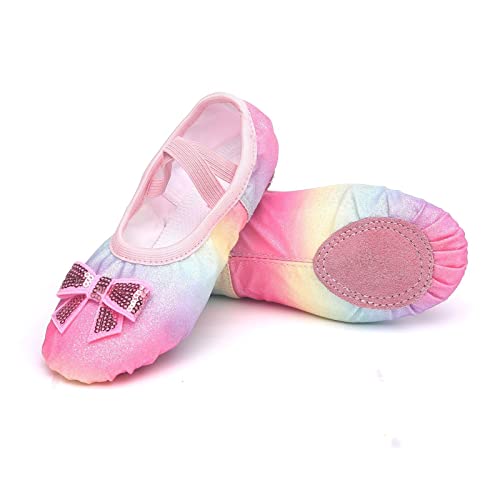 sfdgfhyf Kids Sneaker Children Shoes 2 to 12 Years Dance Shoes Warm Dance Ballet Performance Indoor Shoes Yoga Dance3