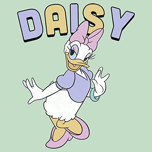 Disney Characters Daisy Duck Girl's Heather Crew Tee2