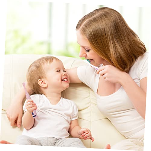 Healvian 2sätze Elektrische Zahnbürste Für Junge Mädchen Cartoon-design Tragbar Wiederaufladbar Für Kleine Hände Einfache Handhabung Umfassende Zahnreinigung Für Mädchen – Bild 5