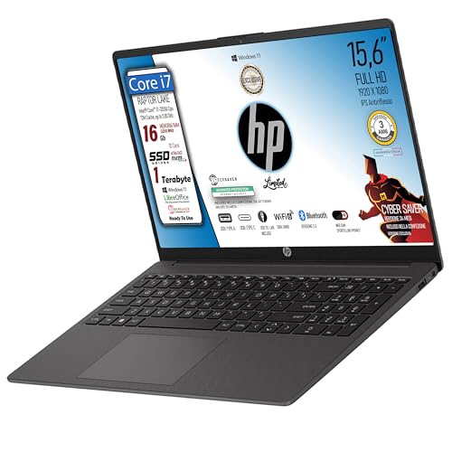 250 G10, Pc portatile notebook, Intel Core i7, 10 cORe, Ram 16Gb, SSD 1Tb, Display 15.6"FHD antiriflesso, Win 11, portatile pronto all'uso, Garanzia Italia 3 anni, include Cybersaver Advanced 24M - Notebook - Immagine 6