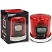 NHL League Logo The Goal Light Alarm Clock, Small, Black