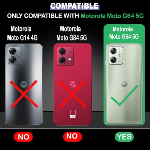 Image of Amazon Brand - Solimo Mobile Cover for Motorola Moto G64 5G / G54 5G / G54 Power 5G (Soft & Shockproof Back Case with inbuilt Cushioned Edges), Transparent
