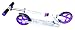 Muuwmi Scooter de Aluminio, 200 mm, Niñas, 117, Blanco/Morado, Talla única
