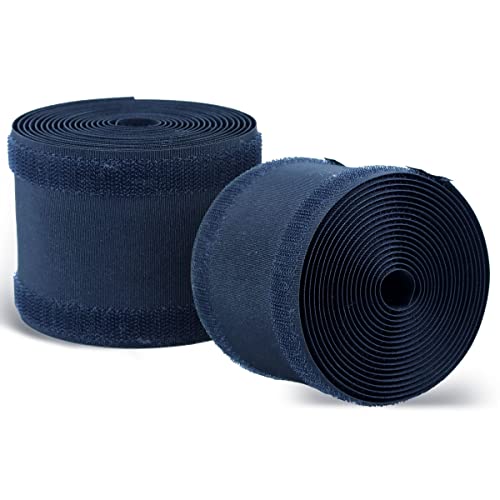 2 Pcs Floor Cord Cover for Office Carpet Wire Cover Under Desk Cable Grip Strip Management Hold Cords in Place for Power Cords Audio Cables Coaxial Cable Telephone Line (2.7” Width X 10’Length)