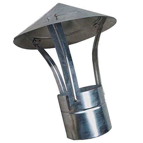 Chapeau de cheminée protection pluie efficace pour poêle et conduit industriel