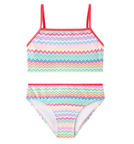 Image of Angel season Girls Swimsuit Bikini Set Two Piece Tankini Bathing Suit Teens High Waisted Beach Swimwear Cute Size 7-14
