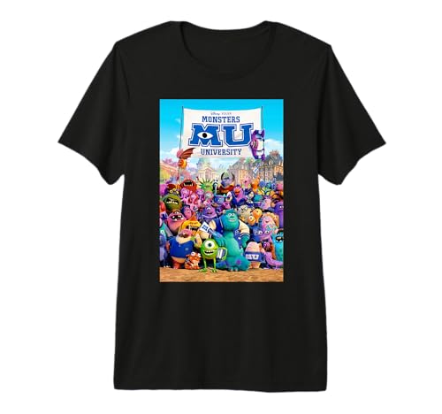 T-shirt Monsters University Disney Pixar avec le poster premium du film d'animation