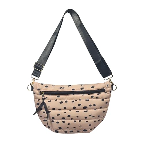 Everyday Lightweight Puffer Crossbody Bag – Soft Quilted Nylon, Adjustable Strap, Compact Travel Bag3