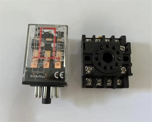 Relé MK3P de 11 pines con base conmutador de alta estabilidad AC110V 2