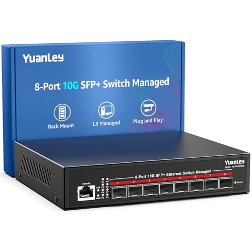 Switch Poe 24 Puertos Marca YuanLey