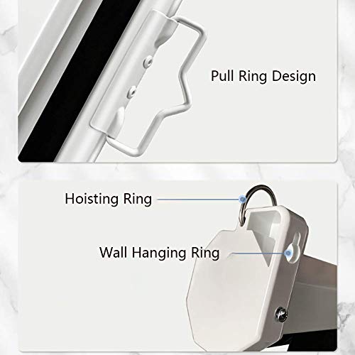 Pantalla Manual para Proyector 60 Pulgadas 4:3 con Auto Locking miniatura 4