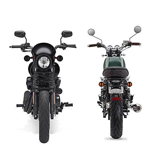 Dreamizer Motorcycle Turn Signals Bullet Led Indicator Light With Brake Running Light Blinker Lamp For Street Bike Cruiser Cafe Racer Bobber Sporster Softail Dyna Chopper Atv - Black #TOP1