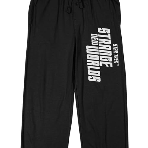 Star Trek: Strange New Worlds Logo Men's Black Sleep Pants2