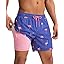 Blue-pink Flamingo