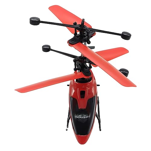 Image of Exceed Helicopter Remote Control and Hand Sensor Charging Helicopter Toys with 3D Light Toys for Boys Kids (Red)