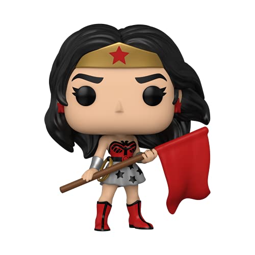Funko Pop Heroes: Dc Comics, Wonder Woman 80Th Anniversary - Red Son Wonder Woman, Multicolor (54976)