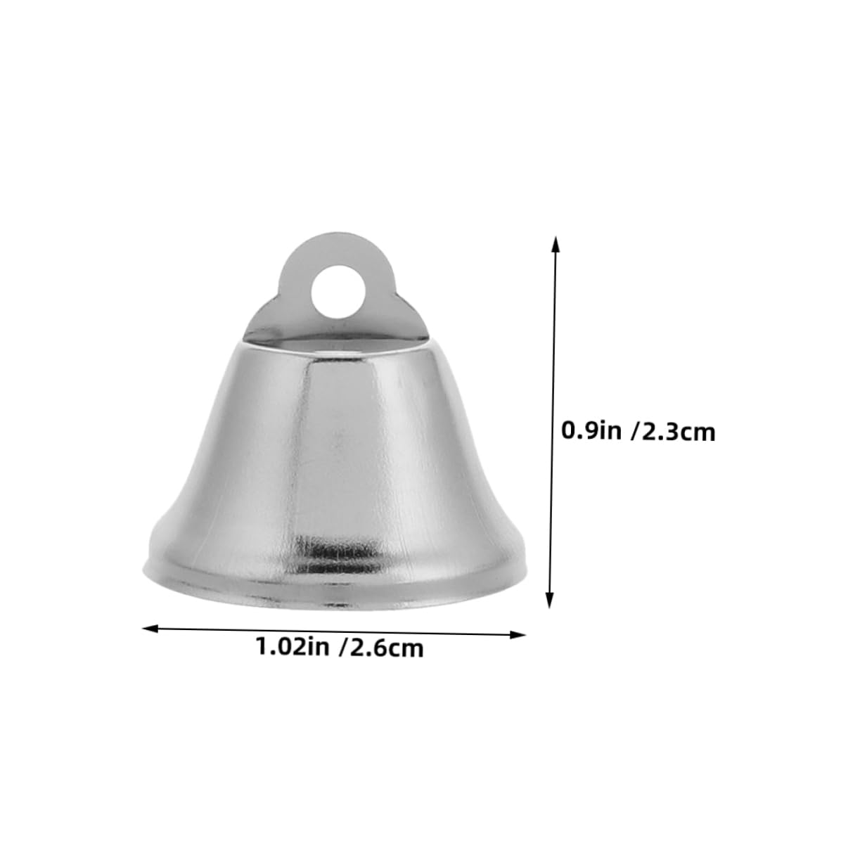 HOODANCOS 30Pcs Jingle Bells Ornament Bells for DIY Crafts Metal Hanging Bells for Christmas Tree Decorations Elegant Craft Bells for Indoor and Outdoor Use