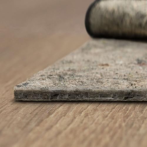 Mohawk Home Non Slip Rug Pad 4' x 6' (Rectangular)- 1/4" Thick Felt + Latex Rubber Gripper - Dual Surface Cushion for Hardwood, Carpet, Tile Floors, Made in USA