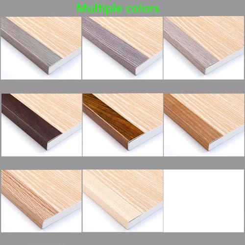 Protector de aluminio para escalones de 100 cm en madera teca roja 7