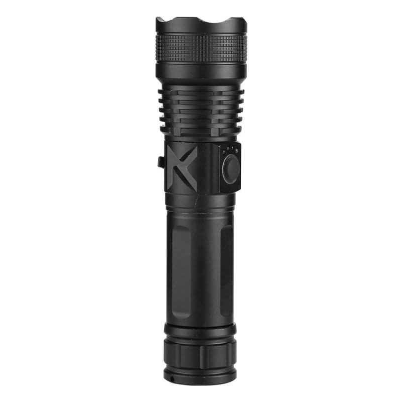 Drumstone 𝟏𝟓-𝐘𝐞𝐚𝐫 𝐋𝐨𝐧𝐠-𝐋𝐢𝐟𝐞 𝐖𝐚𝐫𝐫𝐚𝐧𝐭𝐲, Rechargeable LED Torch with Zoomable Flashlight and 5 Lighting Modes for Outdoor and Emergency Use-image-37
