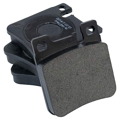 Image of TRQ Rear Brake Pad & Rotor Kit Compatible with 1996-2000 Mercedes-Benz
