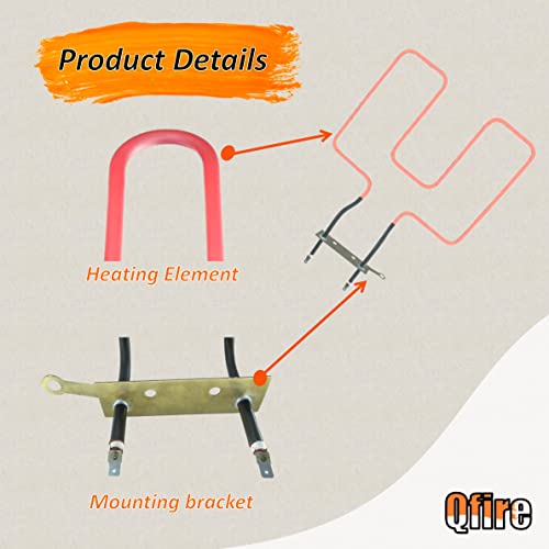 1800W Smoker Heating Element Compatible With Masterbuilt Mb20077618 Analog Electric Smoker,Mb 20077618 Element Replacement Parts #TOP1