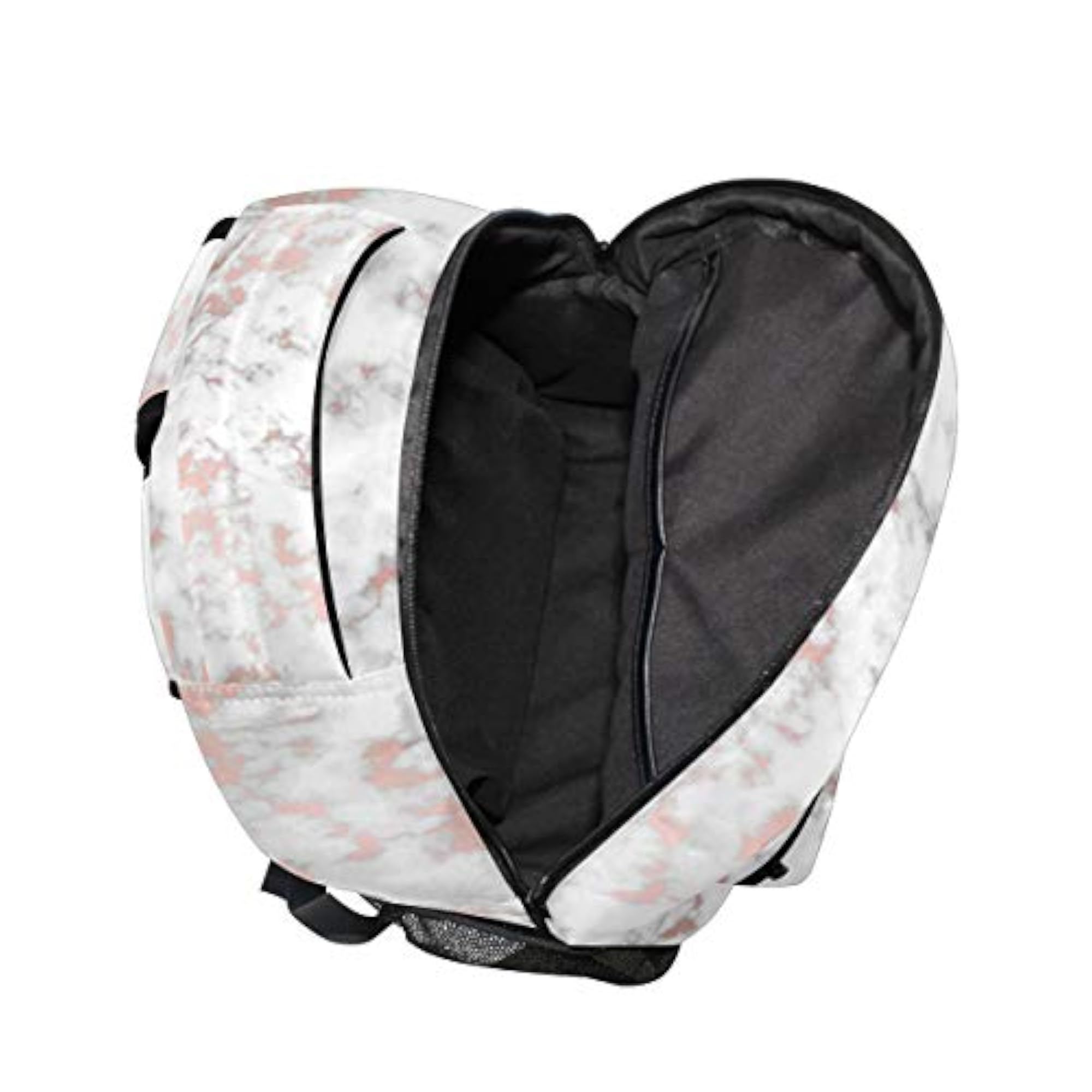Marble With Rose Gold Backpacks for Travel