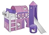 Lieferumfang: Spielbett + Rutsche + 2tlg. Vorhang + Turm + Tunnel + Taschen (Matratze, Bücherregal, Lattenrost und Dekoration sind nicht im Lieferumfang enthalten)