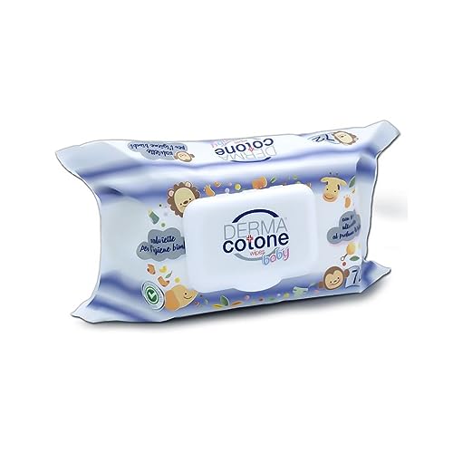 Dermacotone Wipes - Salviettine Bimbi Profumo Di Talco, 72 Salviettine