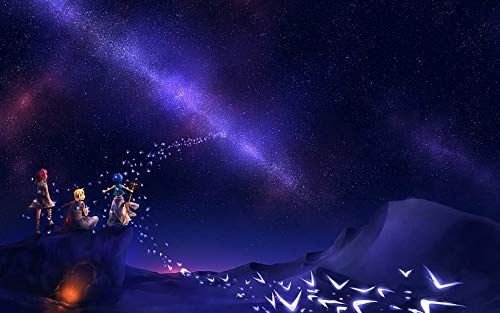 Alibaba Saluja Morgiana Aladdin Magi Stars Matte Finish Paper Print Poster 12 x 18 inch (Multicolor)