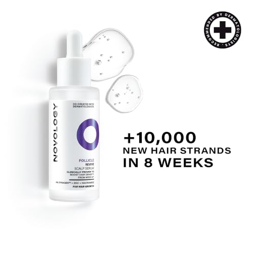 Image of Novology Follicle Revive Scalp Serum for Hair Growth with 4% Dynagen, Zinc, Niacinimide|50ml