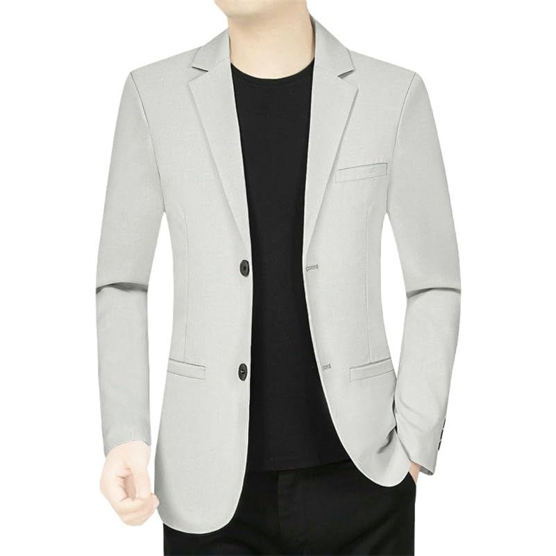 Blazer homme mi-saison fluide veste légère business casual infroissable