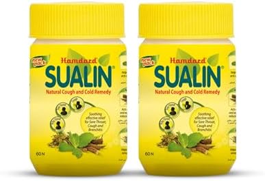 Hamdard Sualin Tablets| Cold, Cough, 100% Pure Natural Tablets (Pack of 2)