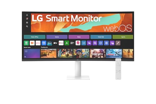 LG 34 LED Smart Monitor 34U601SA W - vue 2