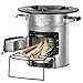 Produktbild BBQ-Toro Raketenofen RAKETE #2, Edelstahl | Rocket Stove für Dutch Oven, Grillpfannen und vieles mehr | Rocketstove mit Brennholzgestell und Zuluftöffnungen | Feuerstelle für Dutch Oven