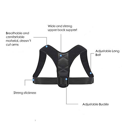 Correcteur de posture bleu pour soutien de la colonne vertébrale et physiothérapie