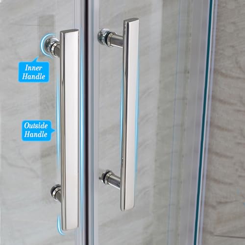 Poignée de porte de douche push-pull pour rénover les cabines en verre - 4