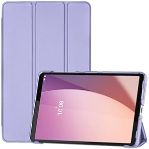 ProCase for Lenovo Tab M8 4th Gen Case 8 Inch 2023 TB-300FU/TB-300XU, Slim Stand Hard Back Shell Protective Smart Cover Case for Lenovo Tab M8 8" 2023 Release-Lightpurple