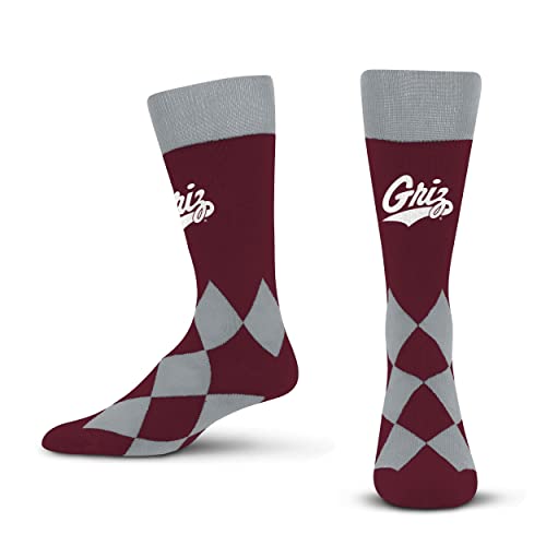 For Bare Feet Unisex NCAA Montana Grizzlies Big Diamond Team Color Socks OSFM