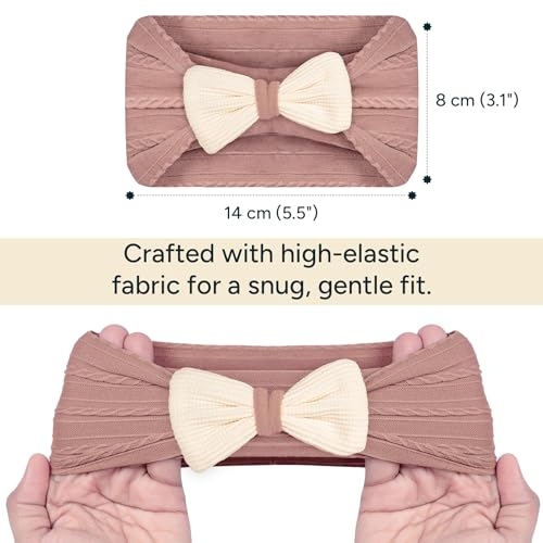 Image of Nintara Baby Hairband - Stretchable, Lightweight Accessory for Newborns