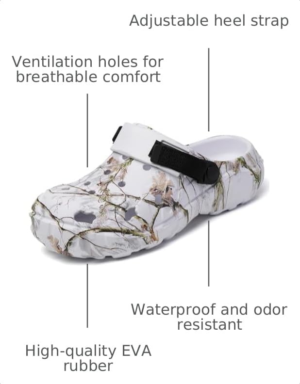 Image of Men's Clogs Athletic Sports Outdoor Sandals Water Beach Shoes Indoor Outdoor Walking Slippers