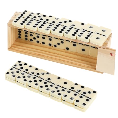 Juego de Domino Compacto con Estuche Vintage