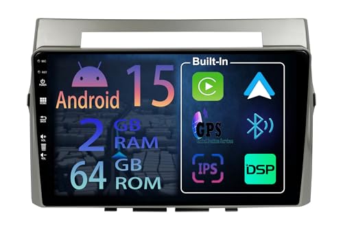 Autoradio Android 15 pour remplacer la radio d'origine Corolla Verso sans écran GPS