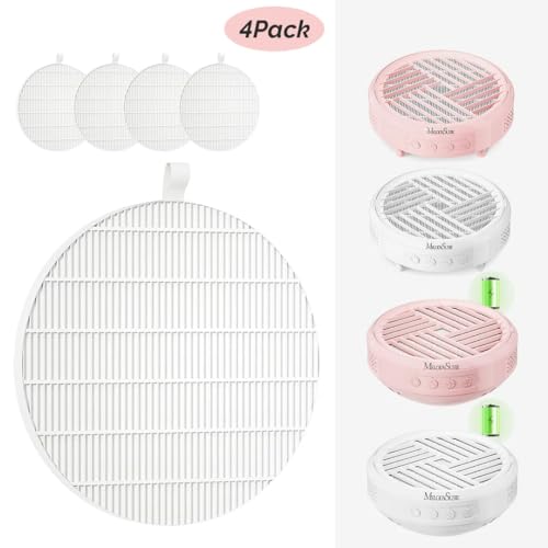 Image of SProR Nail Dust Collector Replacement Filter, 4 Pack Reusable Dust Filter for MelodySusie Hpro /SProR Nail Dust Collector, Compatible Fine Filter for Efficient Nail Dust Collection