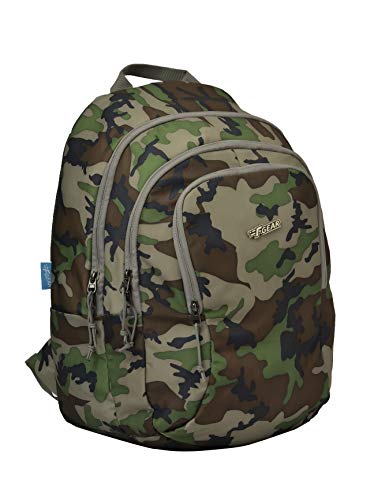 F Gear Crusader Woodland 30L Medium Casual backpack with Organizer Bottle compartment Water resistant lightweight, Military, Gifts for Men Women Boys Girls Adults, College/School/Tuition/Travel Bag