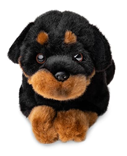 Uni-Toys - Rottweiler, liegend - 30 cm (Länge) - Plüsch-Hund - Plüschtier, Kuscheltier