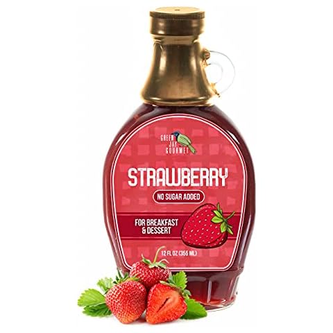 Green Jay Gourmet No Sugar Added Strawberry Syrup Cover